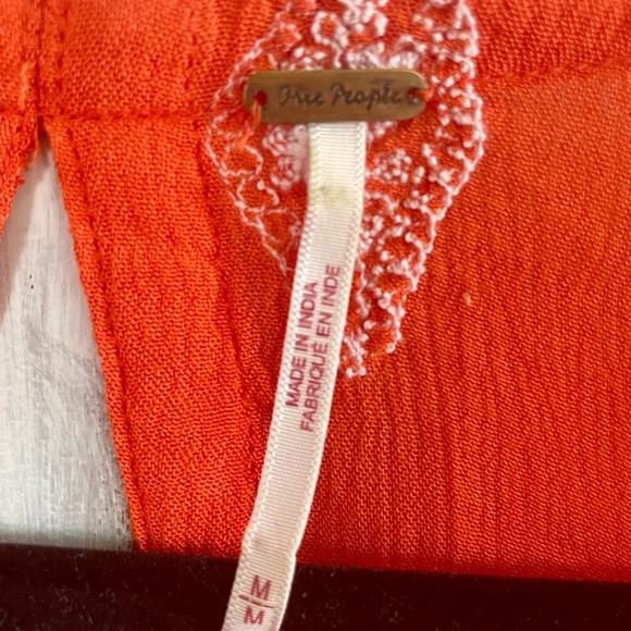 Free People Boho Embroidered Tunic Top - Picture 3 of 3